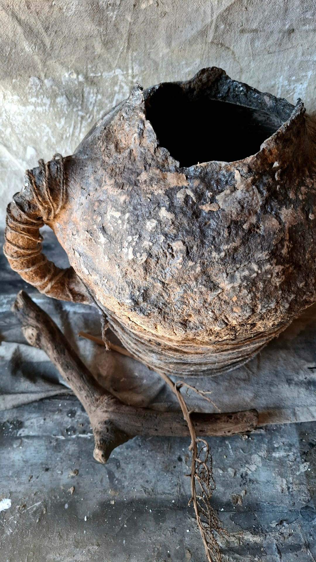 Detail of an artwork by Zoran Mrvoš